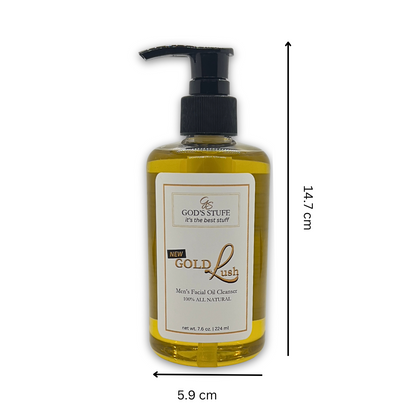 FOR HIM - GOLD LUSH ALL NATURAL MEN'S FACIAL OIL CLEANSER